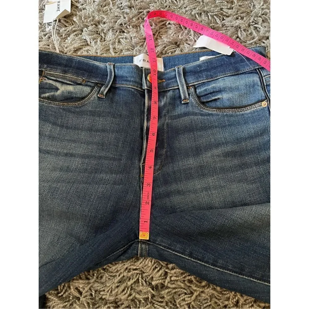 FRAME Denim Le High Skinny Jeans with Tuxedo Piping